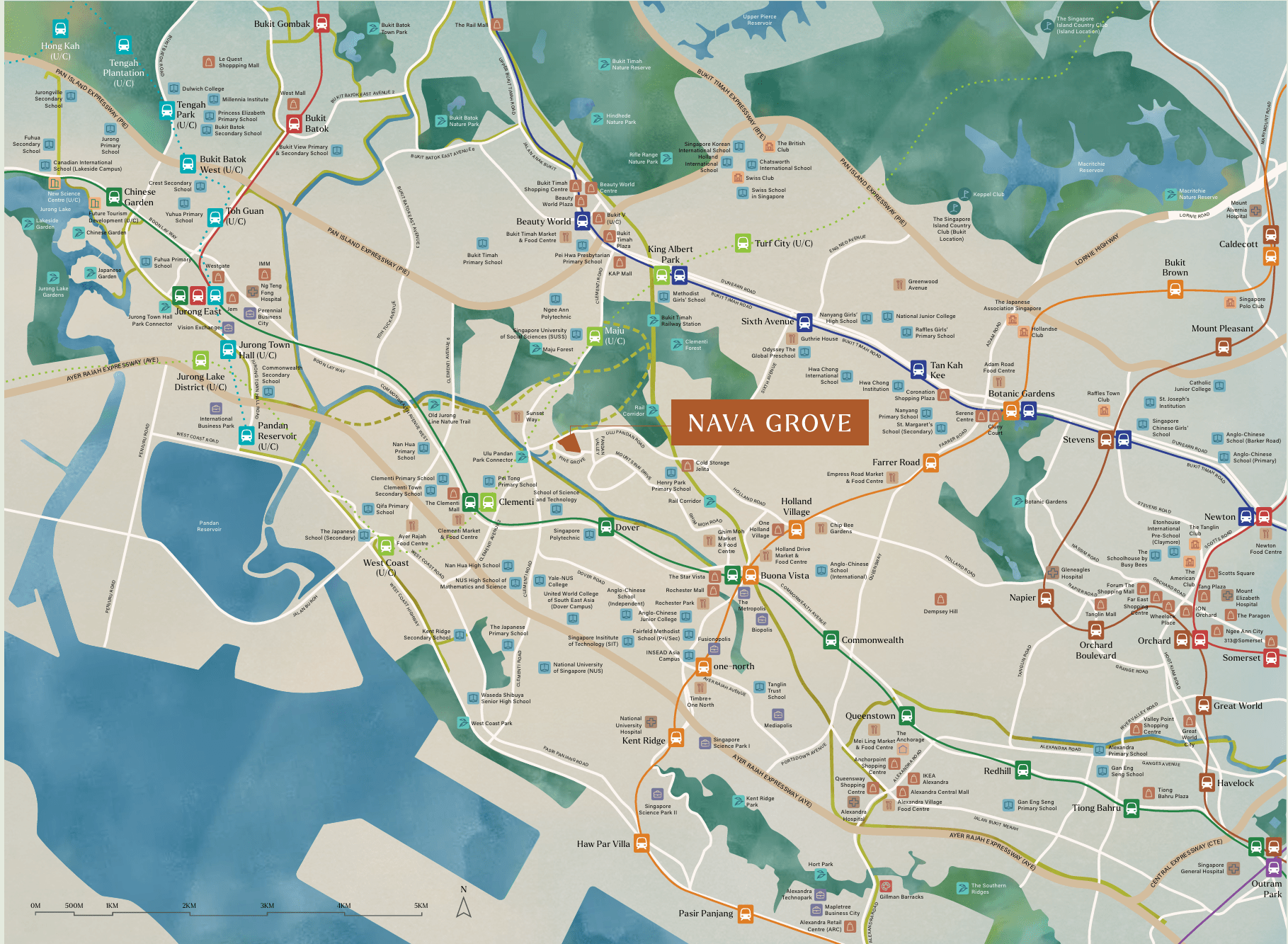 Nava Grove Location Map